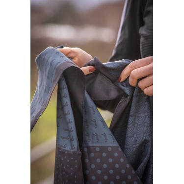 Pañuelo Pénélope Mya Negro / azul pato Pañuelo Pénélope Mya Negro / azul pato