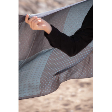 Pañuelo Pénélope Mya Negro / azul pato Pañuelo Pénélope Mya Negro / azul pato