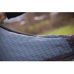 Pañuelo Pénélope Mya Negro / azul pato Pañuelo Pénélope Mya Negro / azul pato