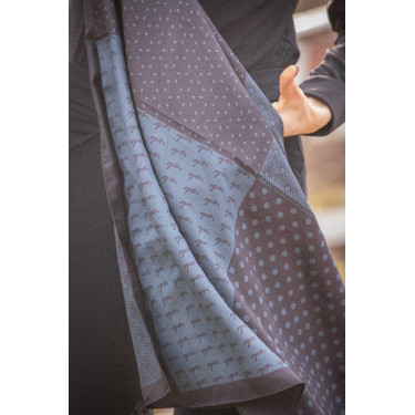 Pañuelo Pénélope Mya Negro / azul pato Pañuelo Pénélope Mya Negro / azul pato