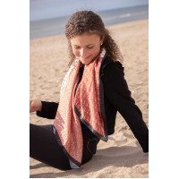 Pañuelo Pénélope Mya Crudo / óxido Blanco