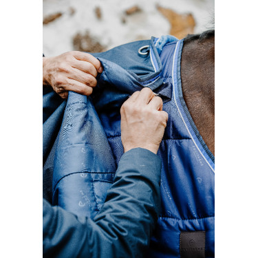 Onderdeken Equithème Classic Azul marino