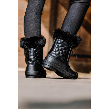 Botines de invierno EQUITHÈME Je t'aime Negro