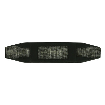 Protector de barbada Norton de goma forrado de tela Negro