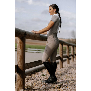 Pantalón EQUITHÈME Queen señora Gris pardo Marrón Pantalón EQUITHÈME Queen señora Gris pardo Marrón