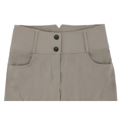 Pantalón EQUITHÈME Queen señora Gris pardo Marrón Pantalón EQUITHÈME Queen señora Gris pardo Marrón