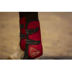 Guarniciones con protectores de menudillo Lami-Cell Elite Roja Rojo