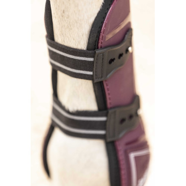 Guarniciones con protectores de menudillo Lami-Cell Elite Burdeos Guarniciones con protectores de menudillo Lami-Cell Elite Burdeos