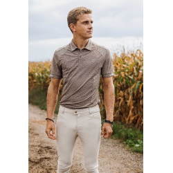 Polo EQUITHÈME 'Eric' Gris pardo Marrón Polo EQUITHÈME 'Eric' Gris pardo Marrón