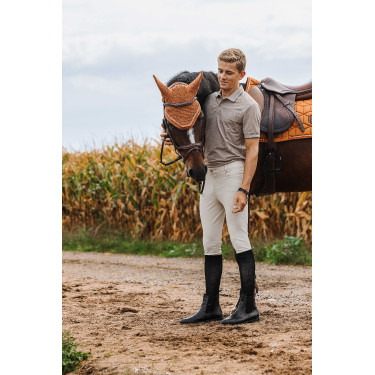 Polo EQUITHÈME 'Eric' Gris pardo Marrón Polo EQUITHÈME 'Eric' Gris pardo Marrón