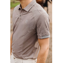 Polo EQUITHÈME 'Eric' Gris pardo Marrón Polo EQUITHÈME 'Eric' Gris pardo Marrón
