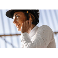 Camisa EQUITHÈME 'Julia' Blanco