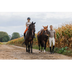 Camiseta EQUITHÈME Marion Gris pardo Marrón