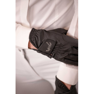Guantes de equitación PENELOPE Prisma Negro