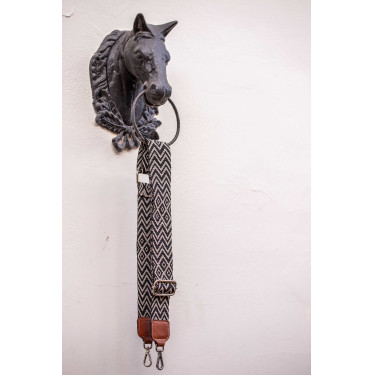 Bandolera Pénélope Negro / crudo