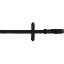 Riendas de goma Norton Pro Hebillas negras Negro