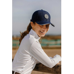 Polo de malla Equithème Buffy Blanco
