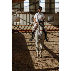 Polo de malla Equithème Edy Blanco