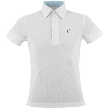 Polo de malla Equithème Edy Blanco