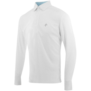 Polo de malla Equithème Dany Blanco