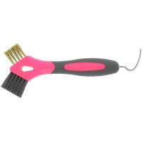 HIPPOTONIC limpiapiés de metal 3 en 1 con cepillo Rosa