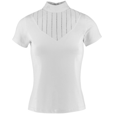 Polo EQUITHÈME 'Funza' de manga corta Blanco Polo EQUITHÈME 'Funza' de manga corta Blanco