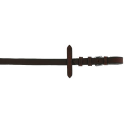 Riendas de goma NORTON CLUB Oily Havana Marrón