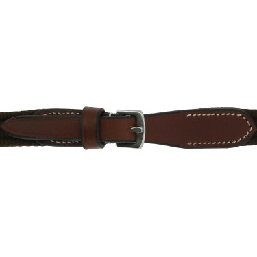 Riendas correas Eric Thomas 16mm Havana Marrón