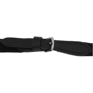 Riendas correas Eric Thomas 16mm Negro