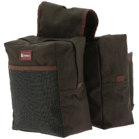 Alforja doble Western de Randol Castaño Marrón