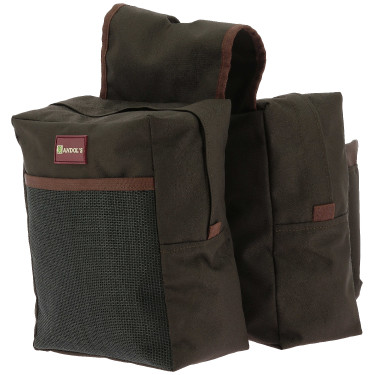 Alforja doble Western de Randol Castaño Marrón Alforja doble Western de Randol Castaño Marrón