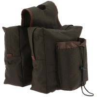 Alforja doble Western de Randol Castaño Marrón