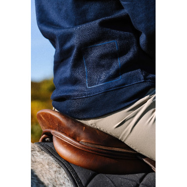 Sudadera EQUITHÈME 'Hervé' Azul marino