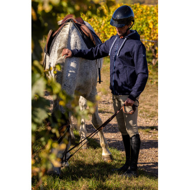 Sudadera EQUITHÈME 'Hervé' Azul marino