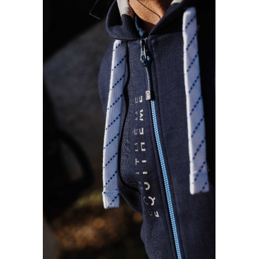 Sudadera EQUITHÈME 'Hervé' Azul marino