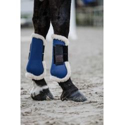 Protectores de tendón EQUITHÈME Boa Marino Azul marino Protectores de tendón EQUITHÈME Boa Marino Azul marino