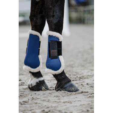 Protectores de tendón EQUITHÈME Boa Marino Azul marino Protectores de tendón EQUITHÈME Boa Marino Azul marino