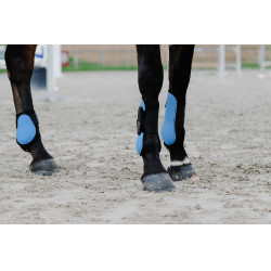 Protectores de tendón EQUITHÈME Cielo azul
