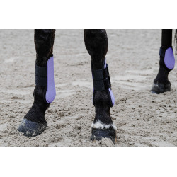 Protectores de tendón EQUITHÈME Lila Azul