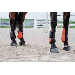 Protectores de tendón EQUITHÈME Naranja