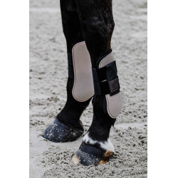 Protectores de tendón EQUITHÈME Gris pardo Marr&amp;amp;amp;oacute;n