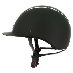 Casco EQUITHEME Glint Mate Negro mate / plateado