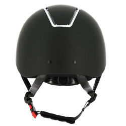 Casco EQUITHEME Glint Mate Negro mate / plateado