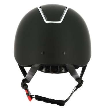 Casco EQUITHEME Glint Mate Negro mate / plateado