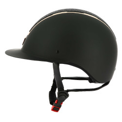 Casco EQUITHEME Glint Mate Negro mate / rosa Casco EQUITHEME Glint Mate Negro mate / rosa