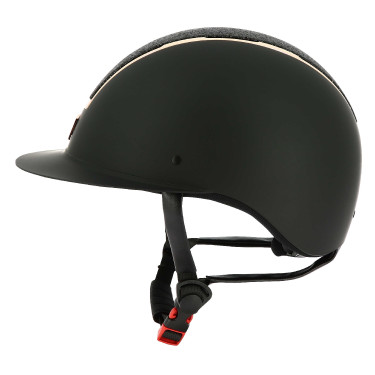 Casco EQUITHEME Glint Mate Negro mate / rosa Casco EQUITHEME Glint Mate Negro mate / rosa