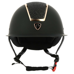 Casco EQUITHEME Glint Mate Negro mate / rosa Casco EQUITHEME Glint Mate Negro mate / rosa