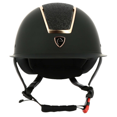 Casco EQUITHEME Glint Mate Negro mate / rosa Casco EQUITHEME Glint Mate Negro mate / rosa