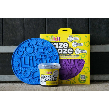 Tapete para lamer LIKIT Graze Maze Azul