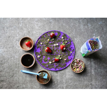 Tapete para lamer LIKIT Graze Maze Púrpura Violeta